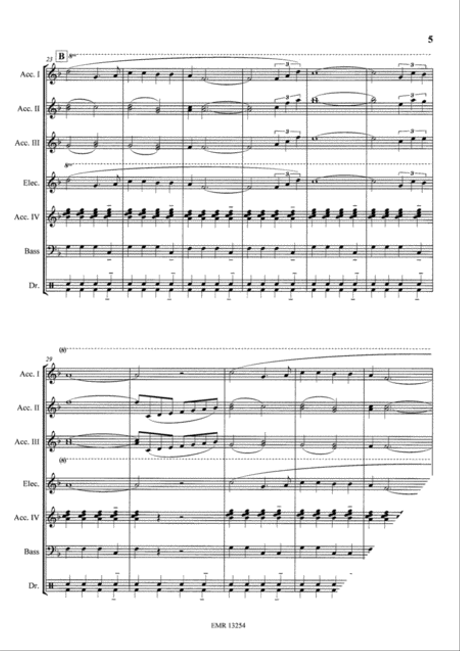 Vola Colomba ! Accordion scores gallery preview page 5