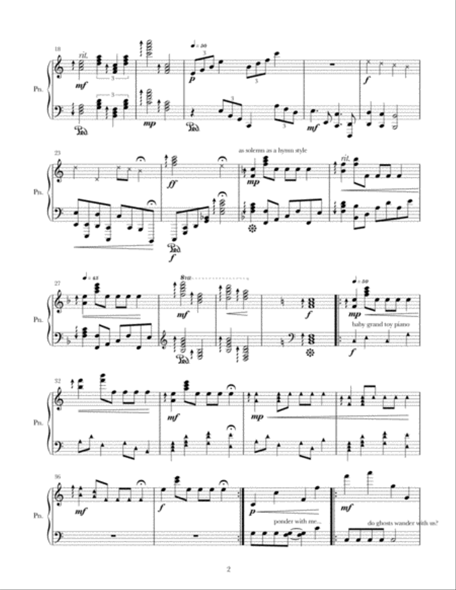 Synesthesia Sonata Piano Solo scores gallery preview page 2