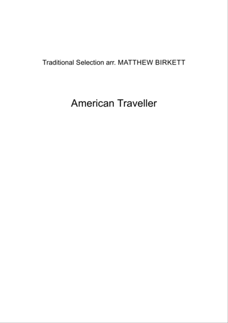 American Traveller American Traveller Brass Ensemble scores gallery preview page 1