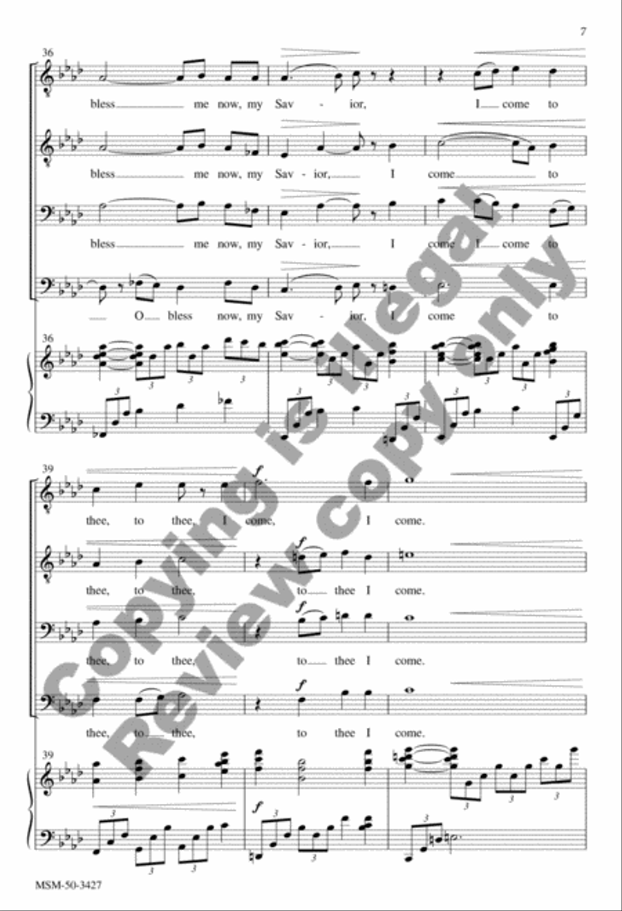 I Need Thee Every Hour TTBB scores gallery preview page 18