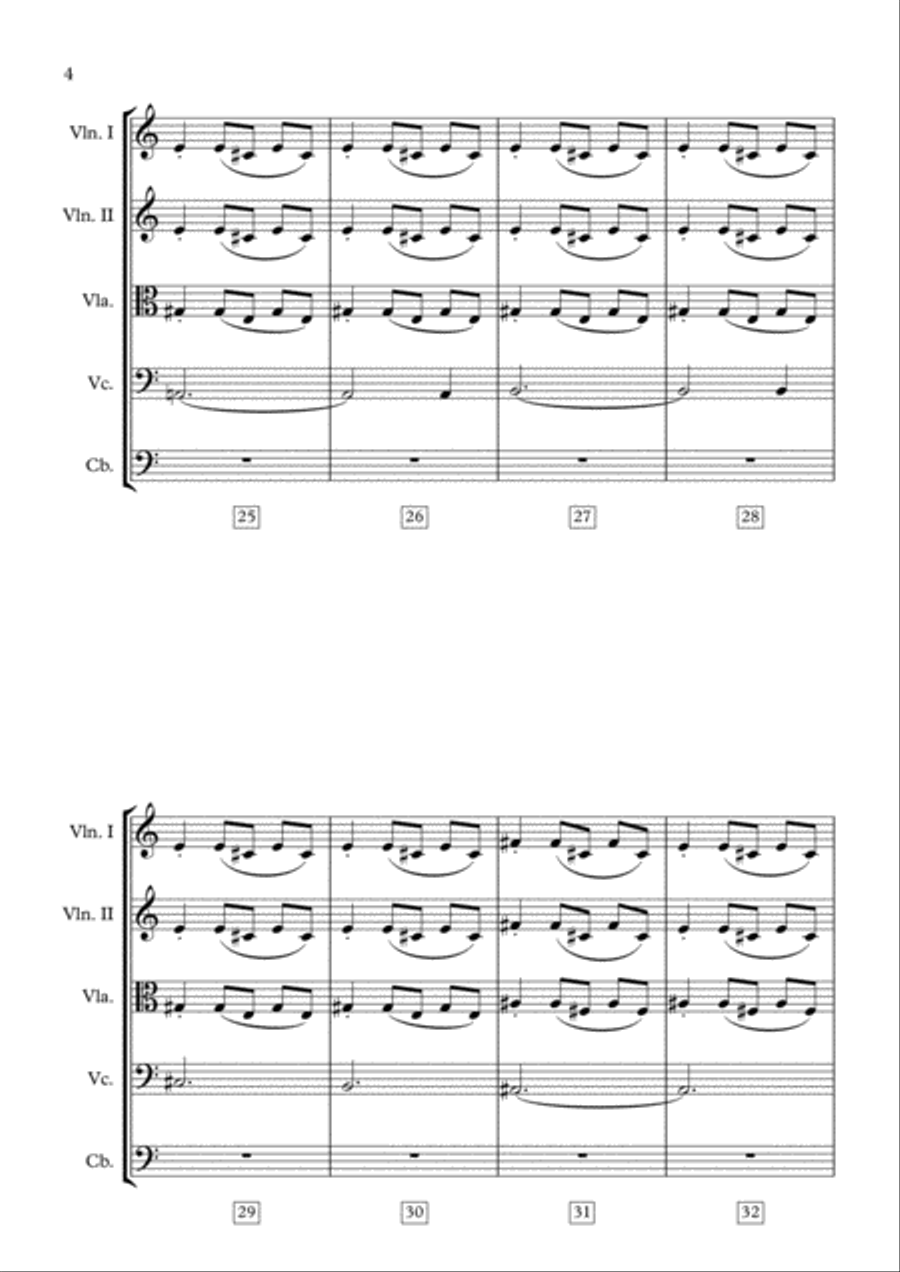 Passacaglia String Quintet scores gallery preview page 5