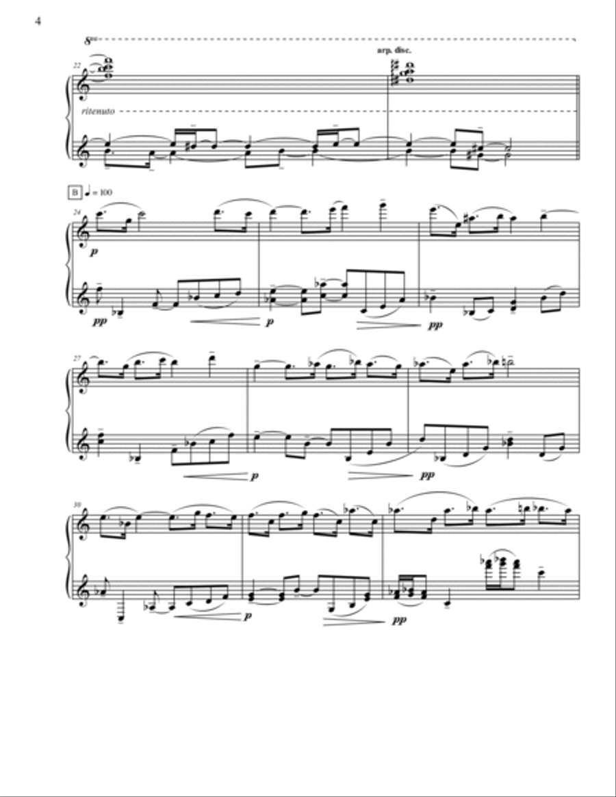 Giuseppe D'angelo: CADENZA (ES-22-045) Piano Solo scores gallery preview page 6