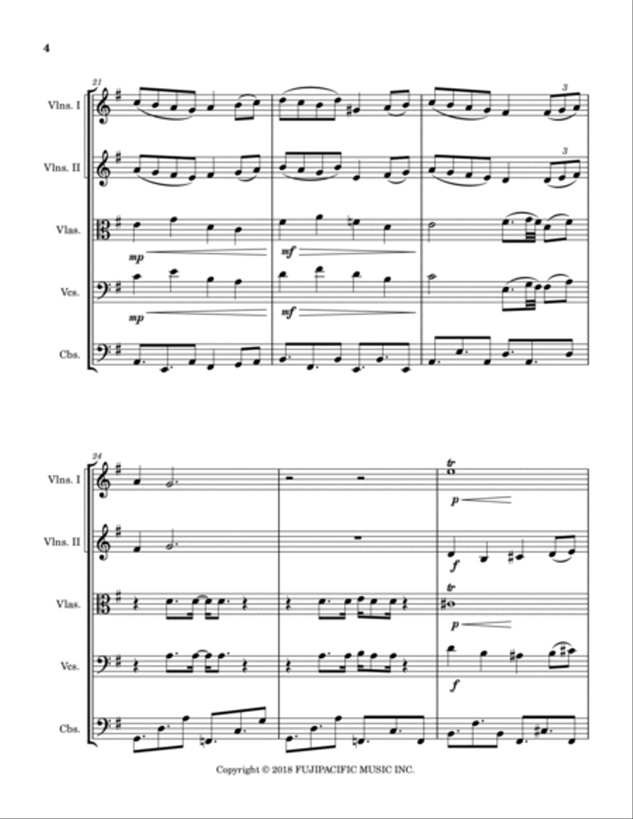 Fourside Fourside String Orchestra scores gallery preview page 4