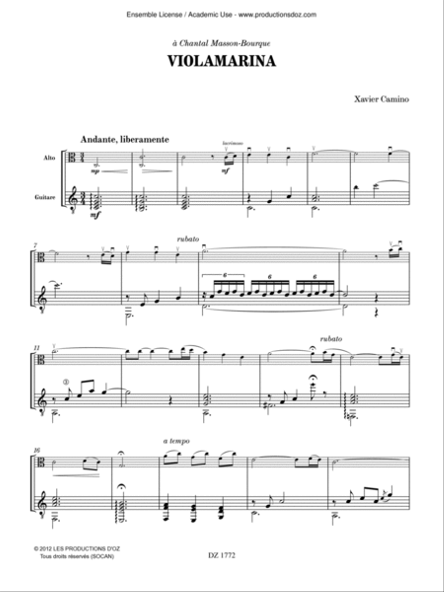 Violamarina Violamarina Viola scores gallery preview page 3
