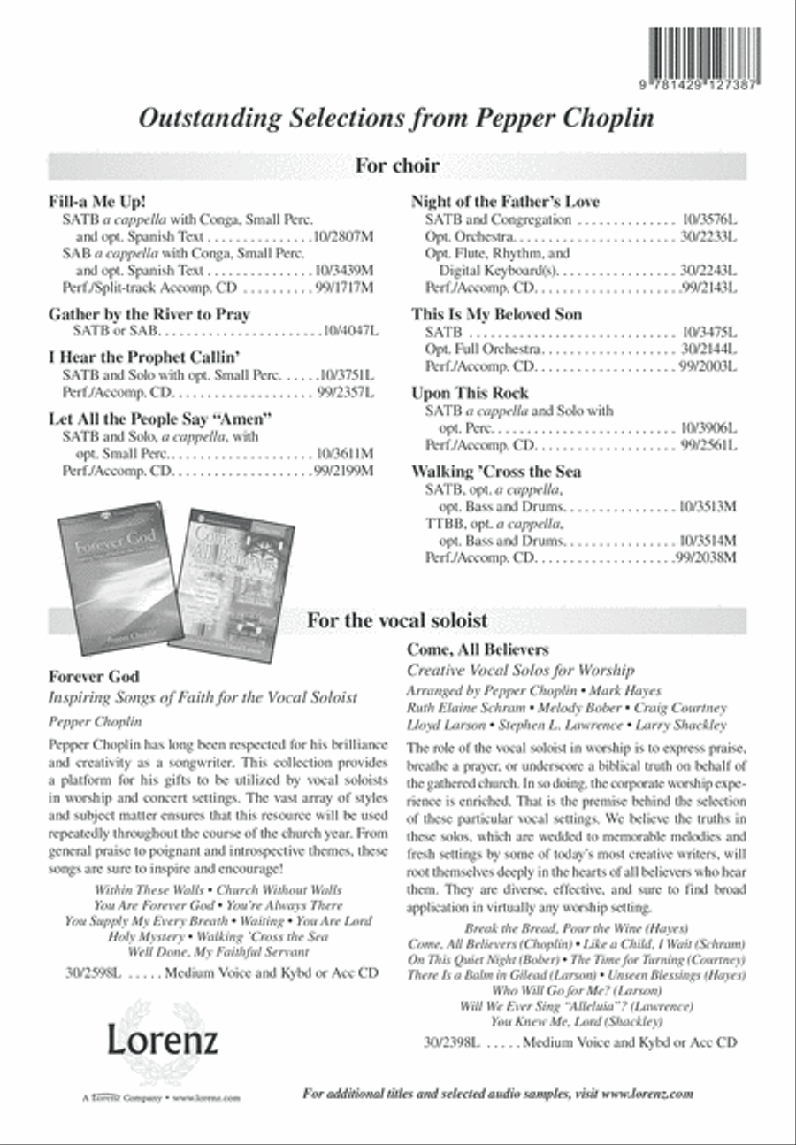 Lay His Body Down 4-Part scores gallery preview page 13