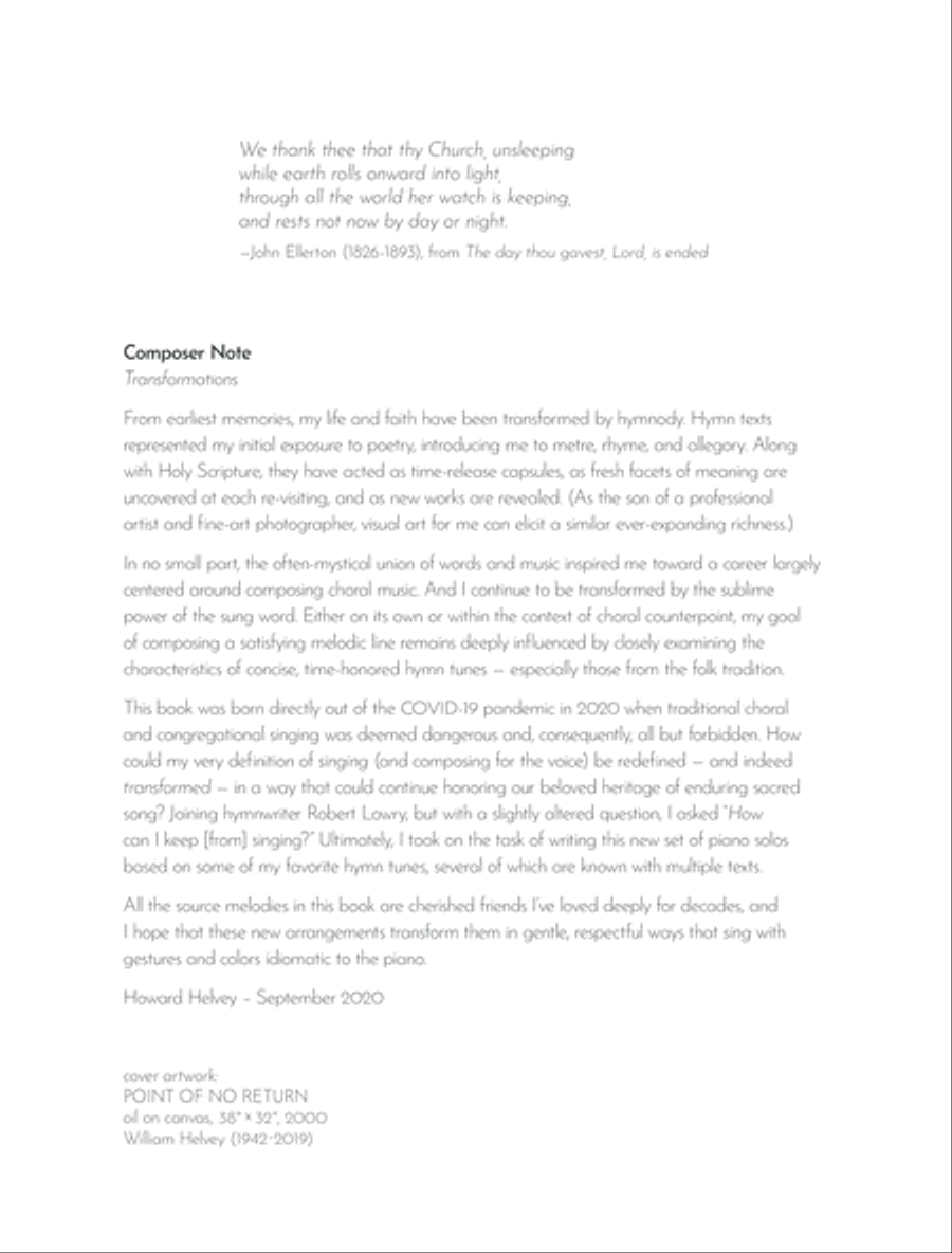 Transformations: Ten Piano Solos Based on Timeless Hymn Tunes Piano Solo scores gallery preview page 4