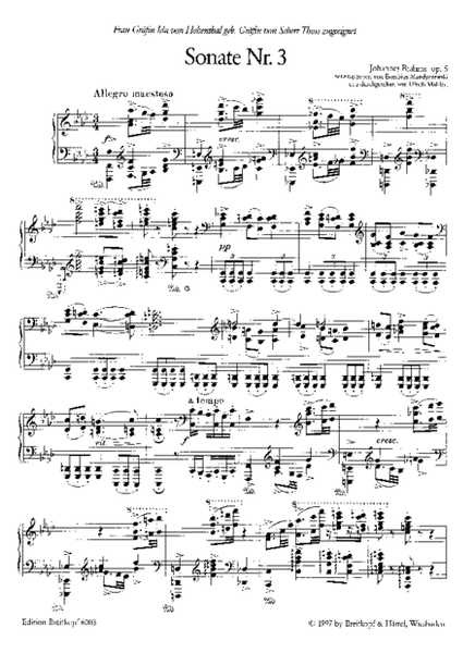 Sonata No. 3 in F minor Op. 5