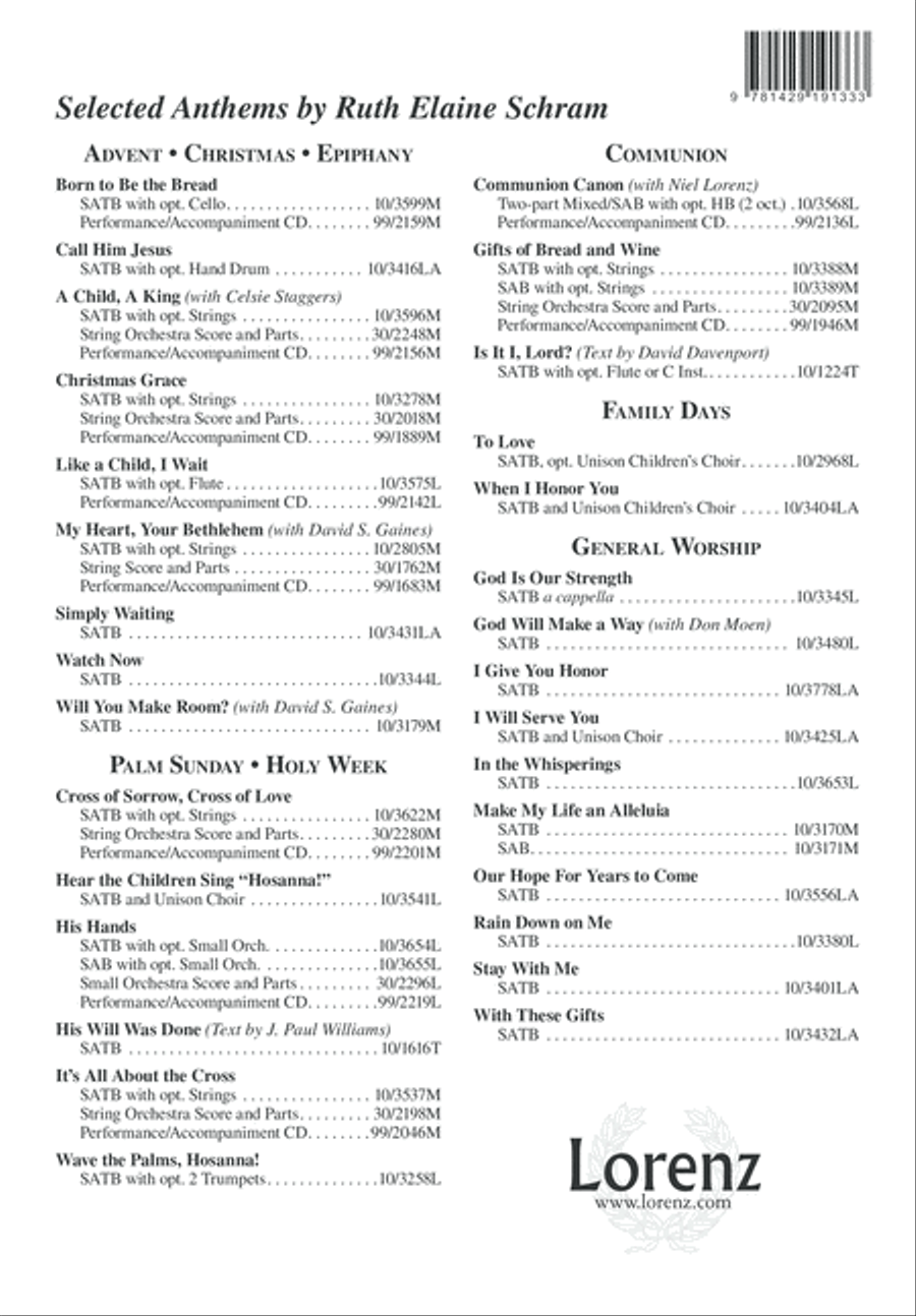 Holy Child 4-Part scores gallery preview page 12