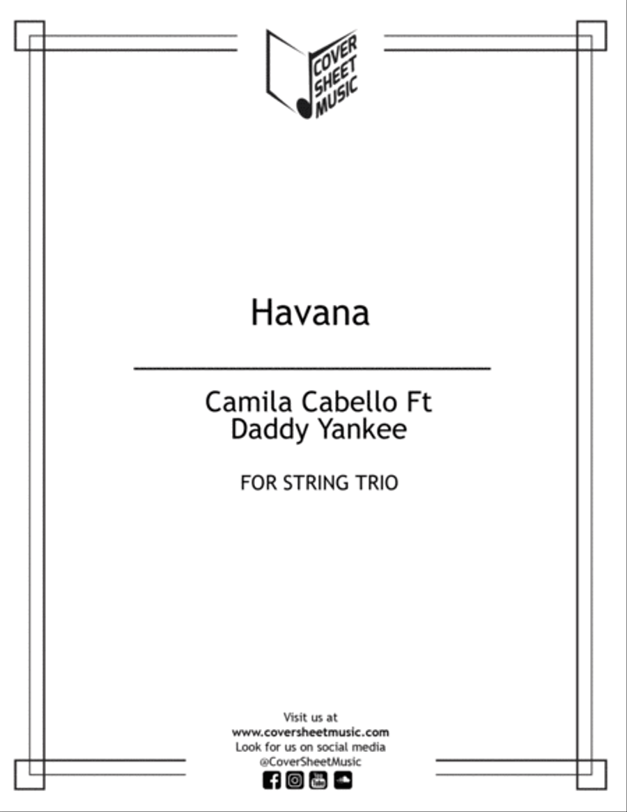 Havana String Trio scores gallery preview page 1