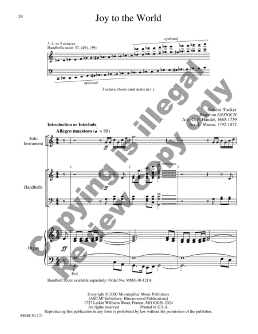 Flexible Hymn Accompaniments for Handbells, Set 1 Choir scores gallery preview page 14