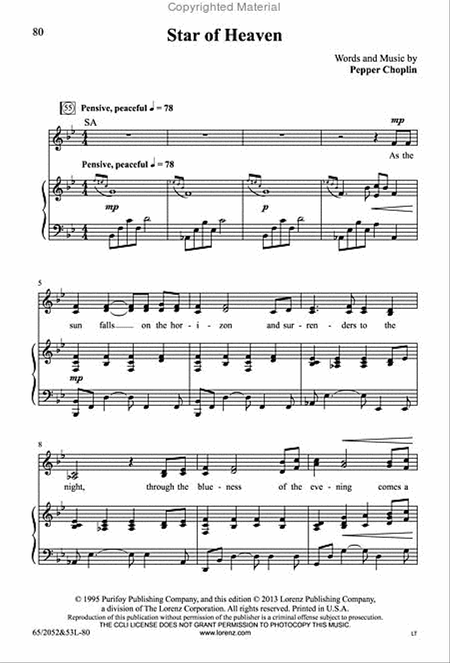 The Heart of Christmas - SATB Score with Performance CD 4-Part scores gallery preview page 18