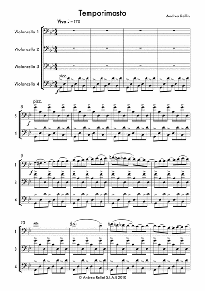 Temporimasto (Cello Quartet) image number null