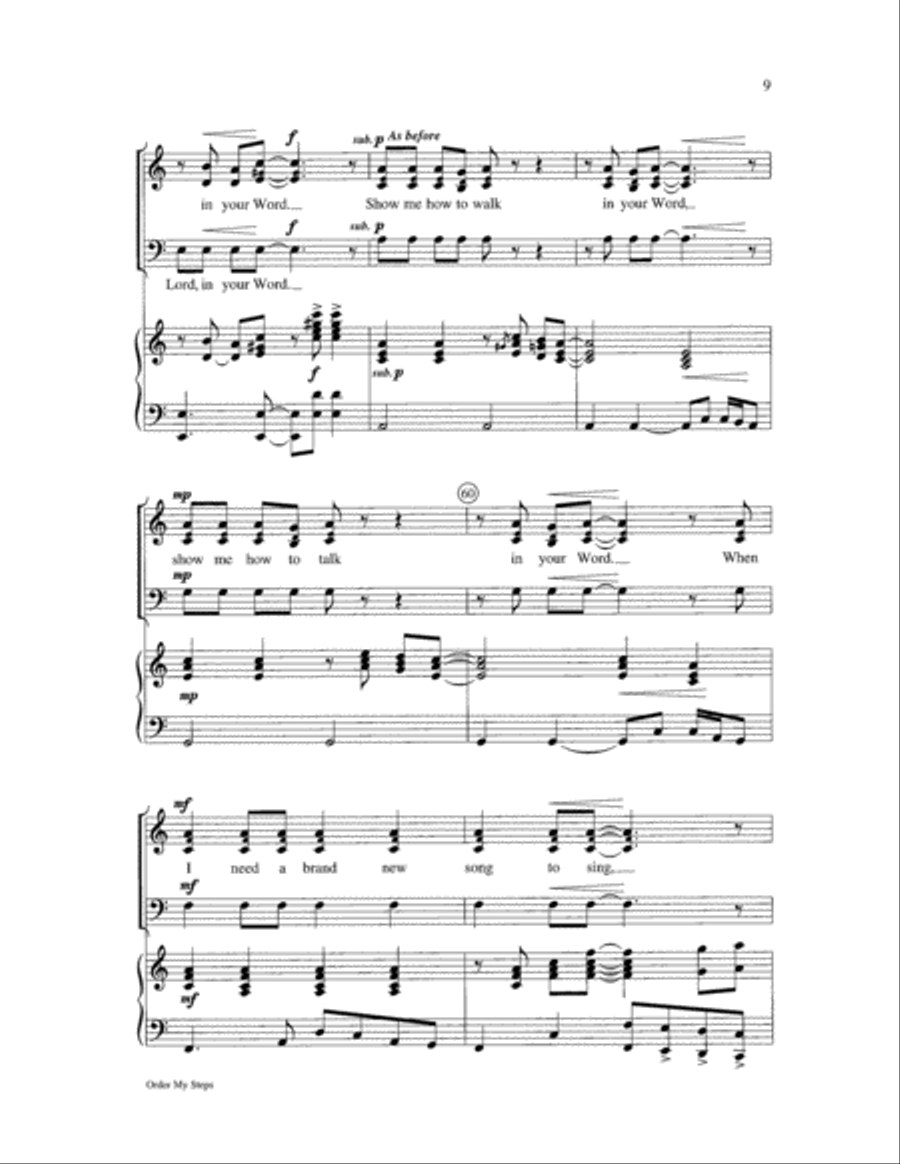 Order My Steps 3-Part scores gallery preview page 9