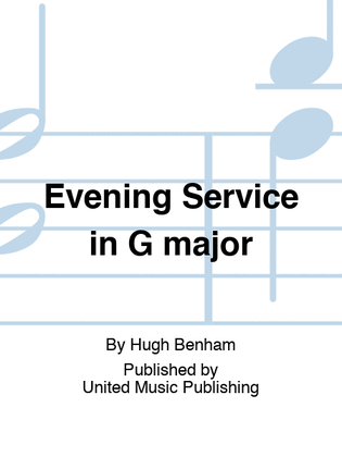 Evening Service in G major