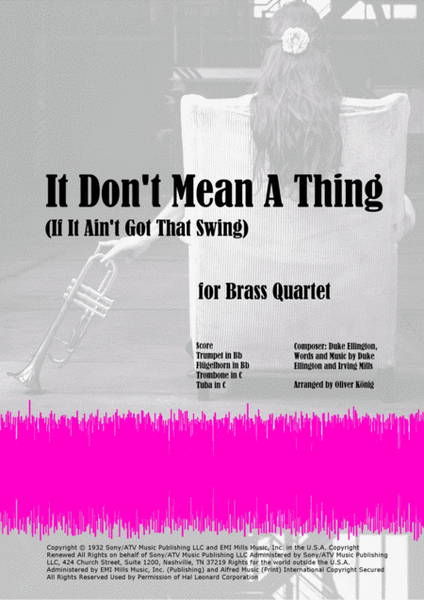 It Don't Mean A Thing (If It Ain't Got That Swing) image number null