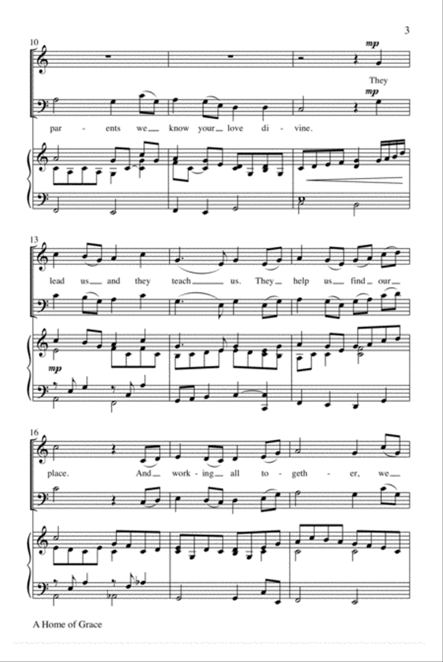 A Home of Grace A Home of Grace 4-Part scores gallery preview page 3