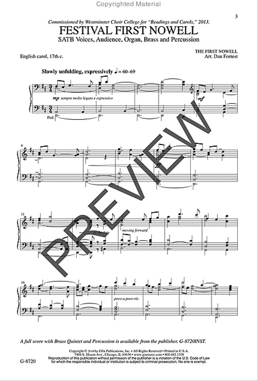 Festival First Nowell Festival First Nowell 4-Part scores gallery preview page 2