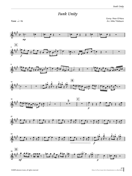 How to Play Lead Alto Saxophone in a Big Band image number null