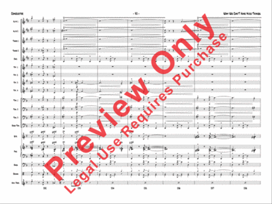 Why We Can't Have Nice Things Jazz Ensemble scores gallery preview page 31