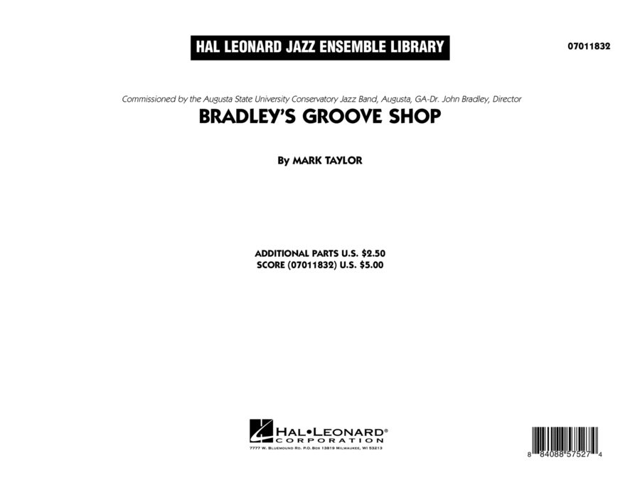 Bradley's Groove Shop - Full Score