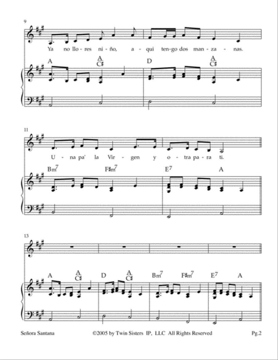 Itzi, Bitzi Araña Voice scores gallery preview page 2