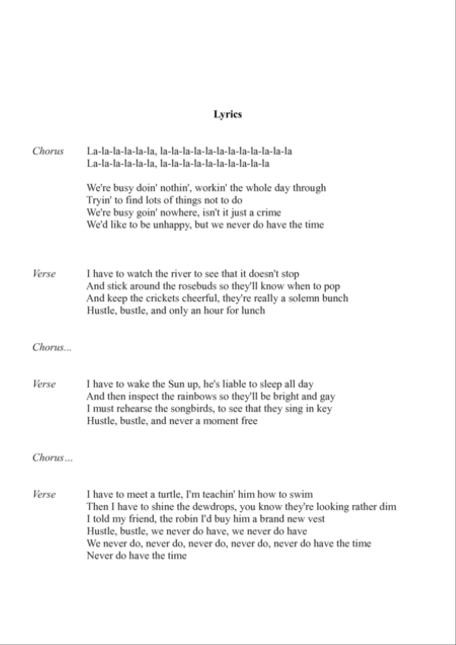 Busy Doing Nothing Guitar Ensemble scores gallery preview page 4