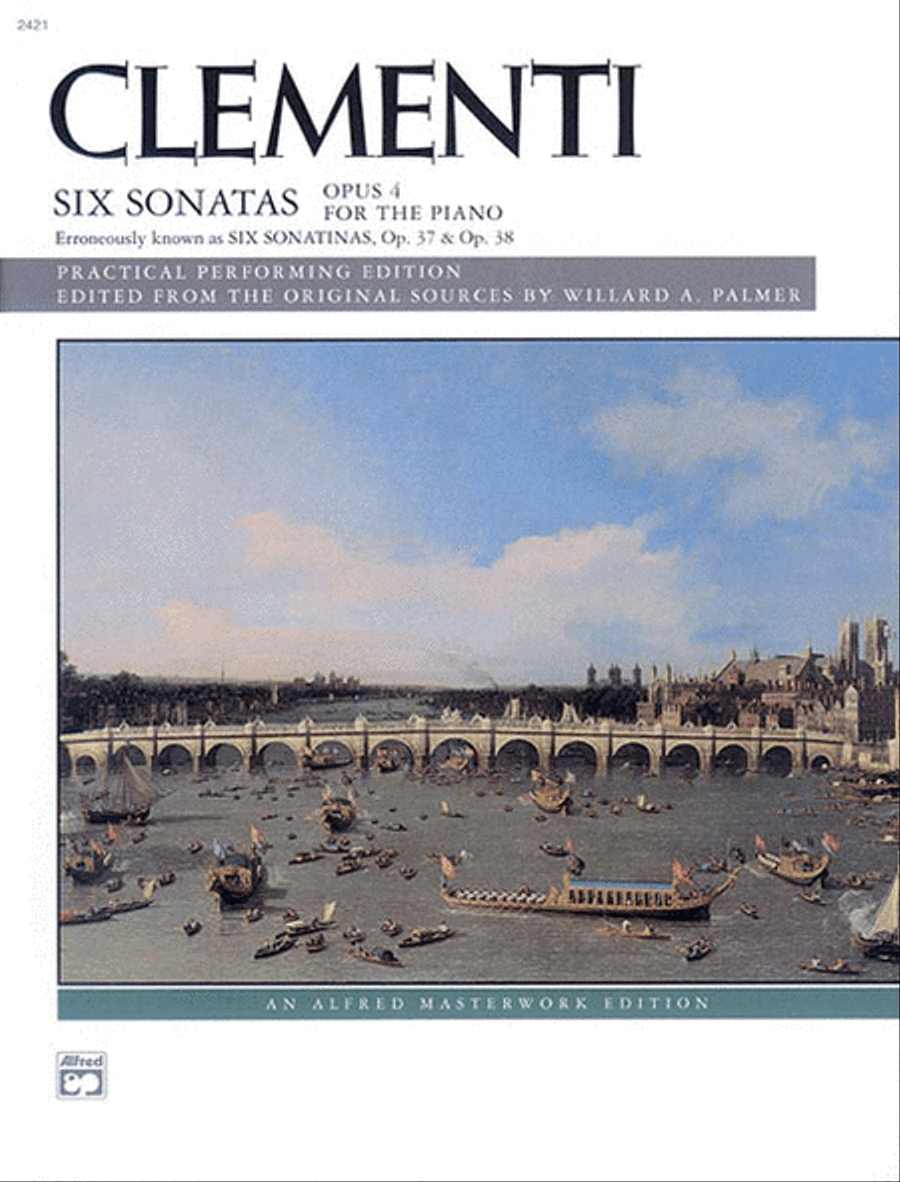 Clementi -- Six Sonatas, Op. 4 (Op. 37, 38) Piano Solo scores gallery preview page 1