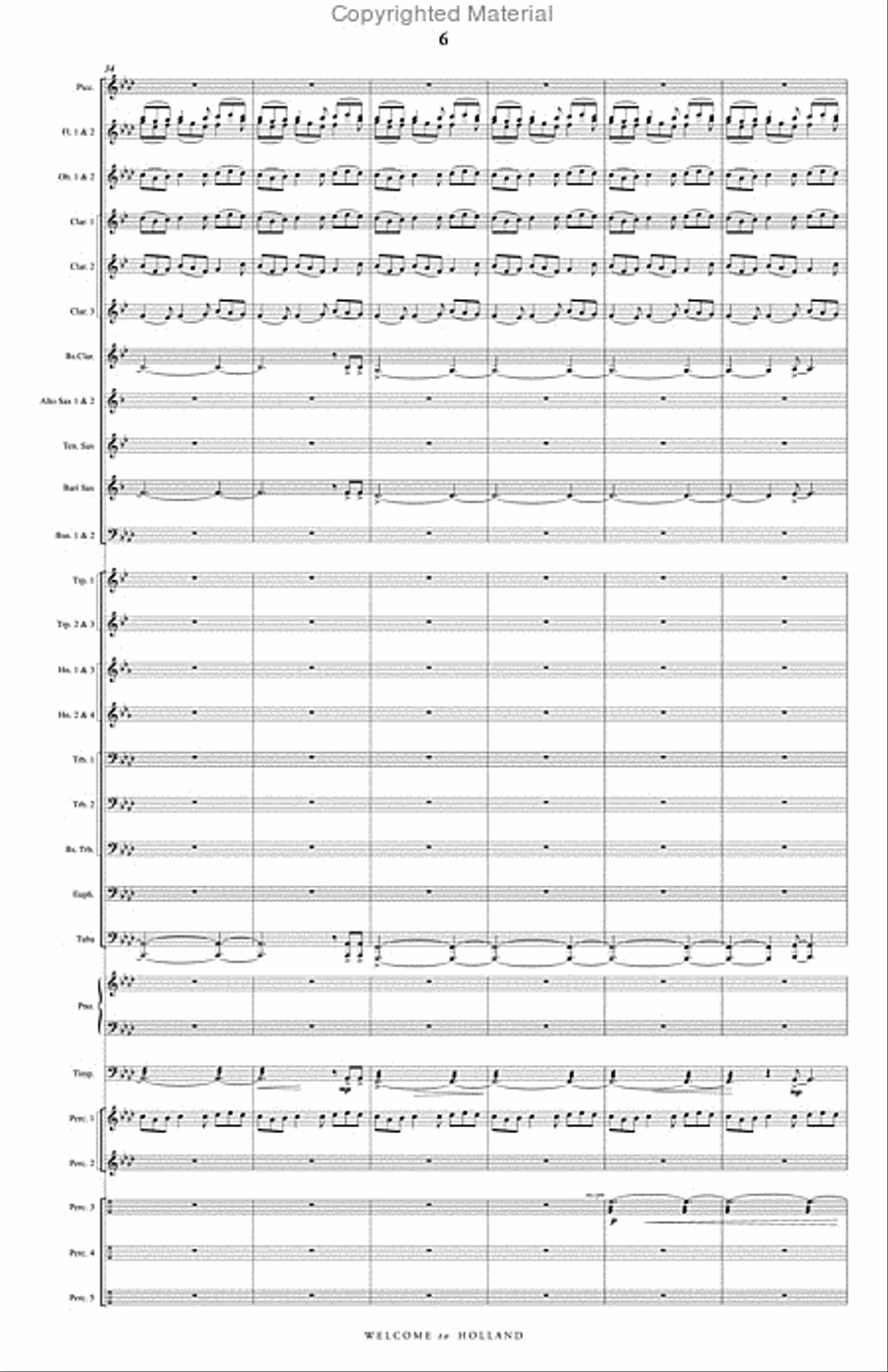 Welcome to Holland Concert Band scores gallery preview page 7