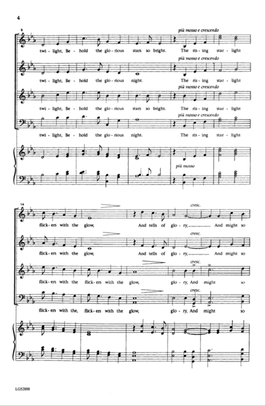 Dusk to Dawn Choir scores gallery preview page 2