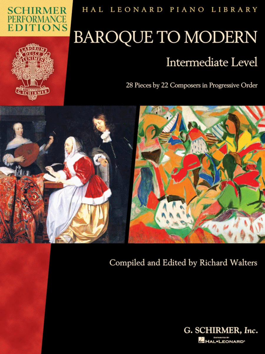 Baroque to Modern: Intermediate Level Piano Solo scores gallery preview page 1