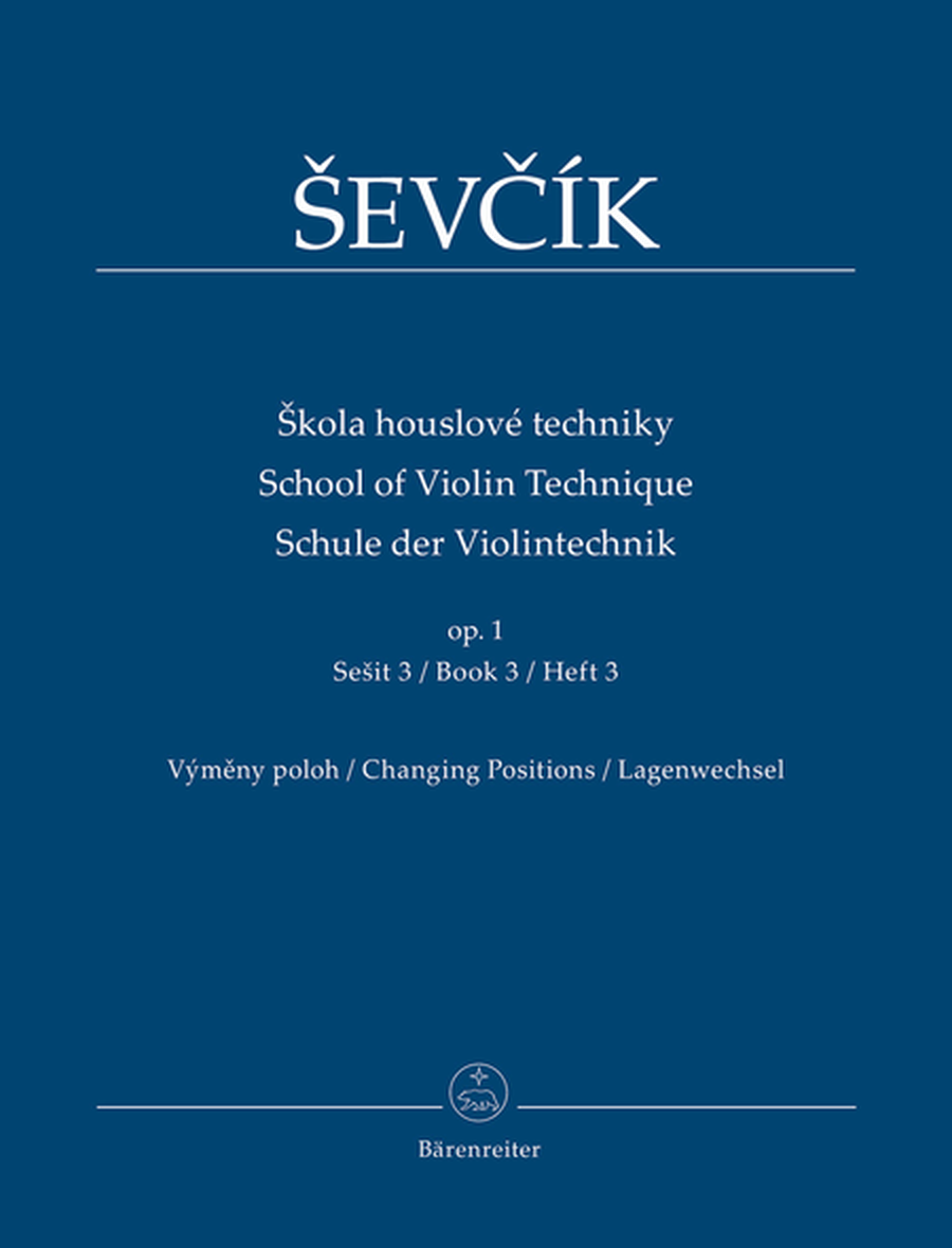 School of Violin Technique op. 1 (Book 3)