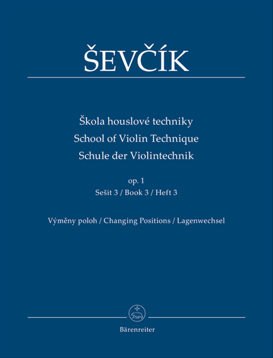 School of Violin Technique op. 1 (Book 3) Violin scores gallery preview page 1