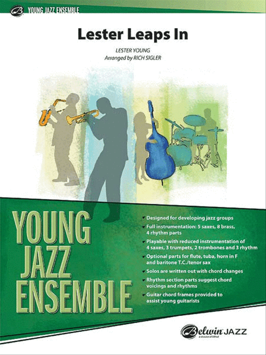 Lester Leaps In Jazz Ensemble scores gallery preview page 1