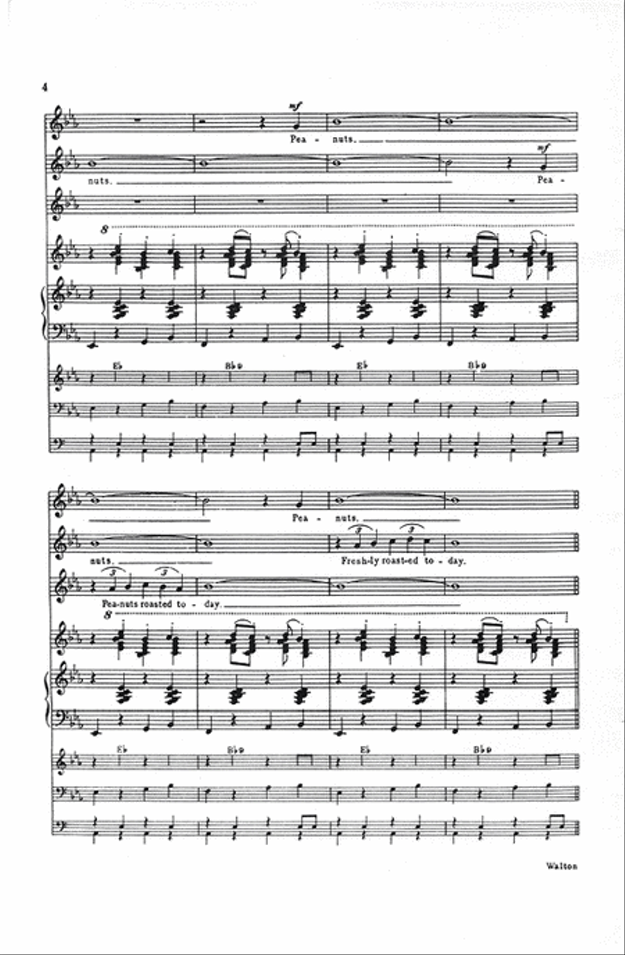Peanut Vendor (Vocal Score) Divisi scores gallery preview page 3