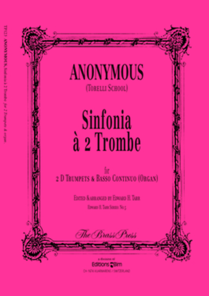 Book cover for Sinfonia a 2 Trombe