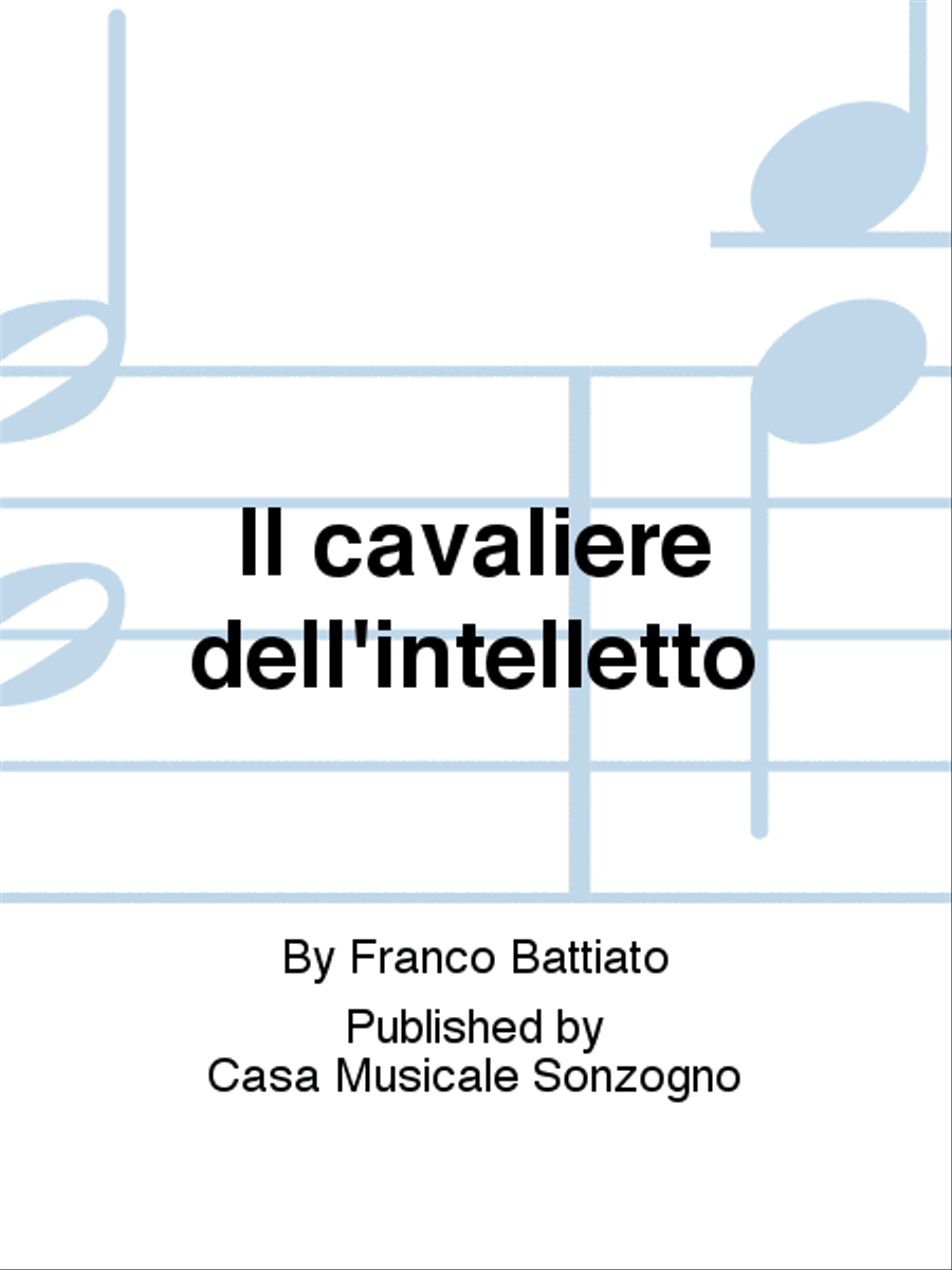 Il cavaliere dell'intelletto Libretti scores gallery preview page 1
