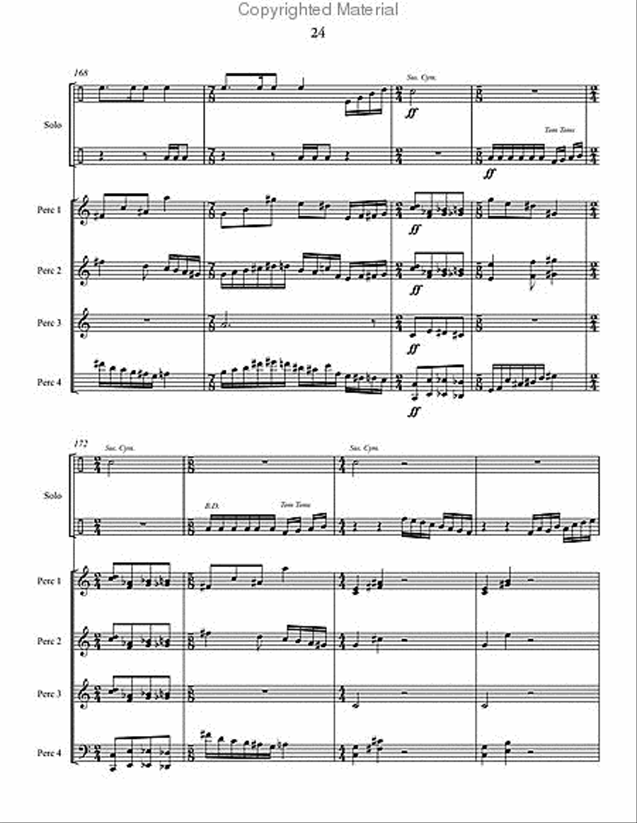 Shadows Percussion Ensemble scores gallery preview page 25