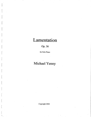 Lamentation, op. 36