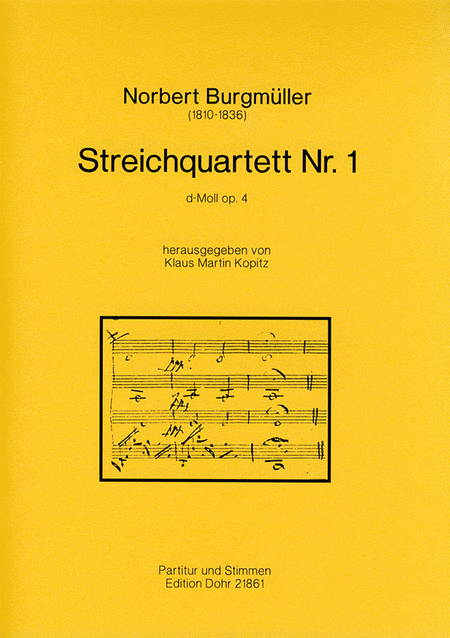 Streichquartett Nr. 1 d-Moll op. 4