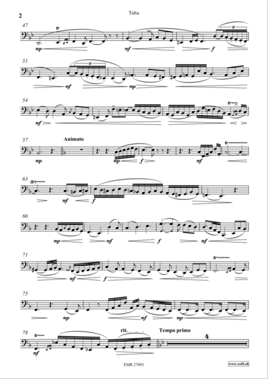 Notturno Tuba scores gallery preview page 3