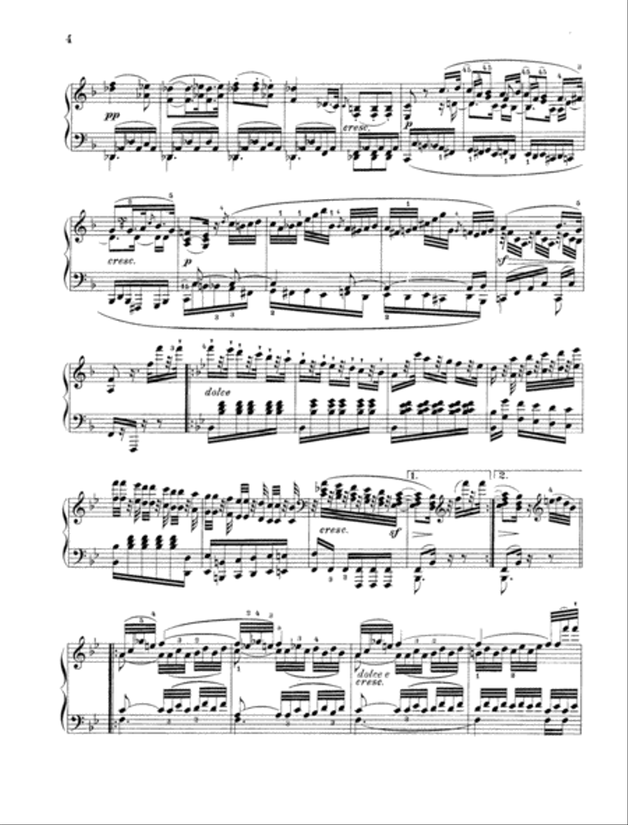 Andante favori F major, WoO 57 Piano Solo scores gallery preview page 3