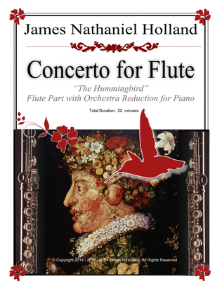 Flute Concerto The Hummingbird Piano Reduction and Flute Part