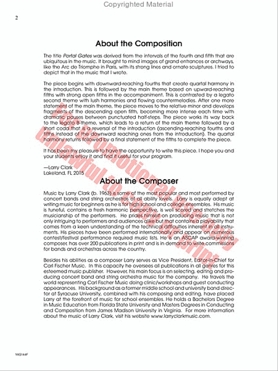 Portal Gates String Orchestra scores gallery preview page 3