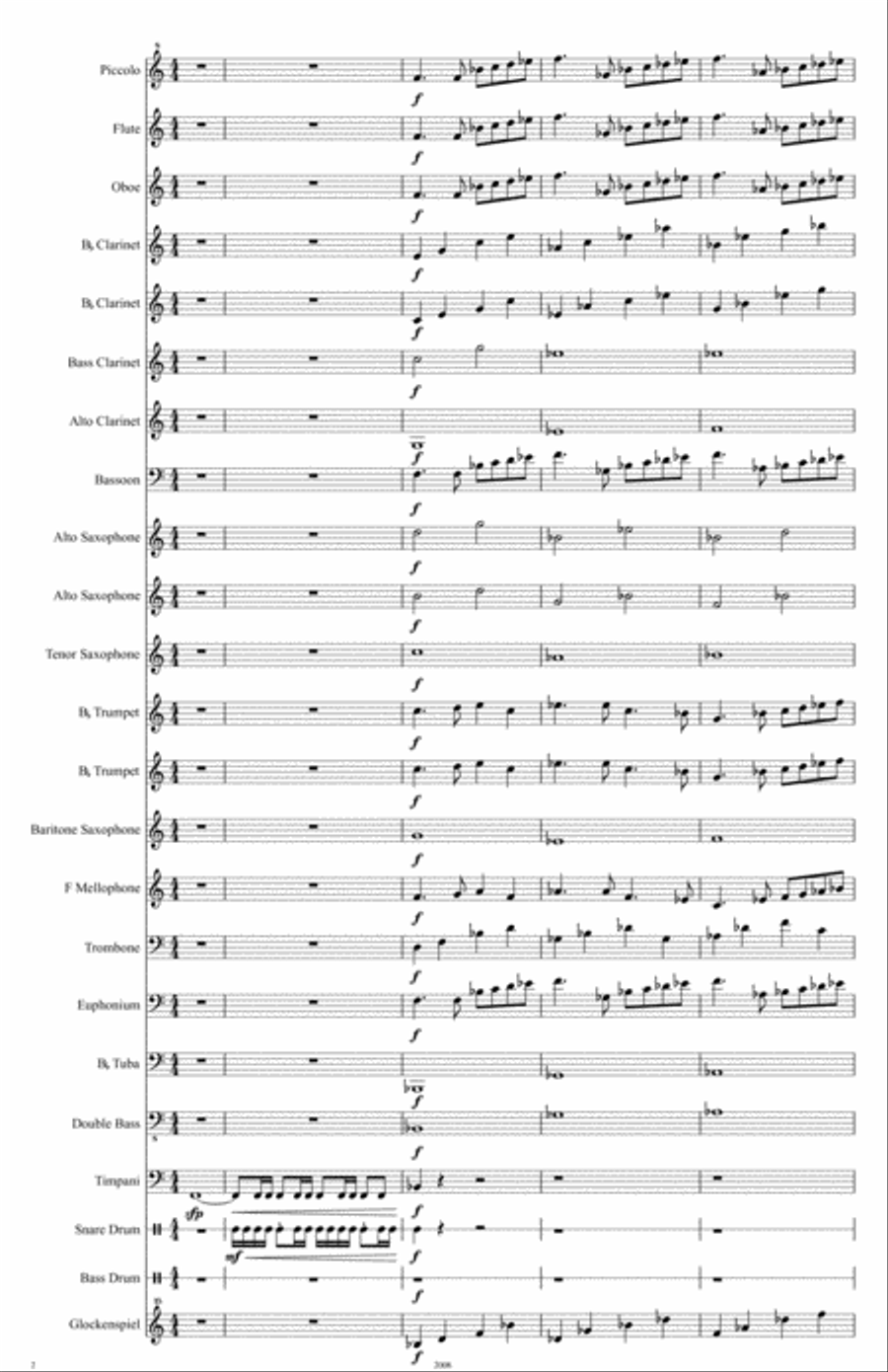 Triumph Concert Band scores gallery preview page 2
