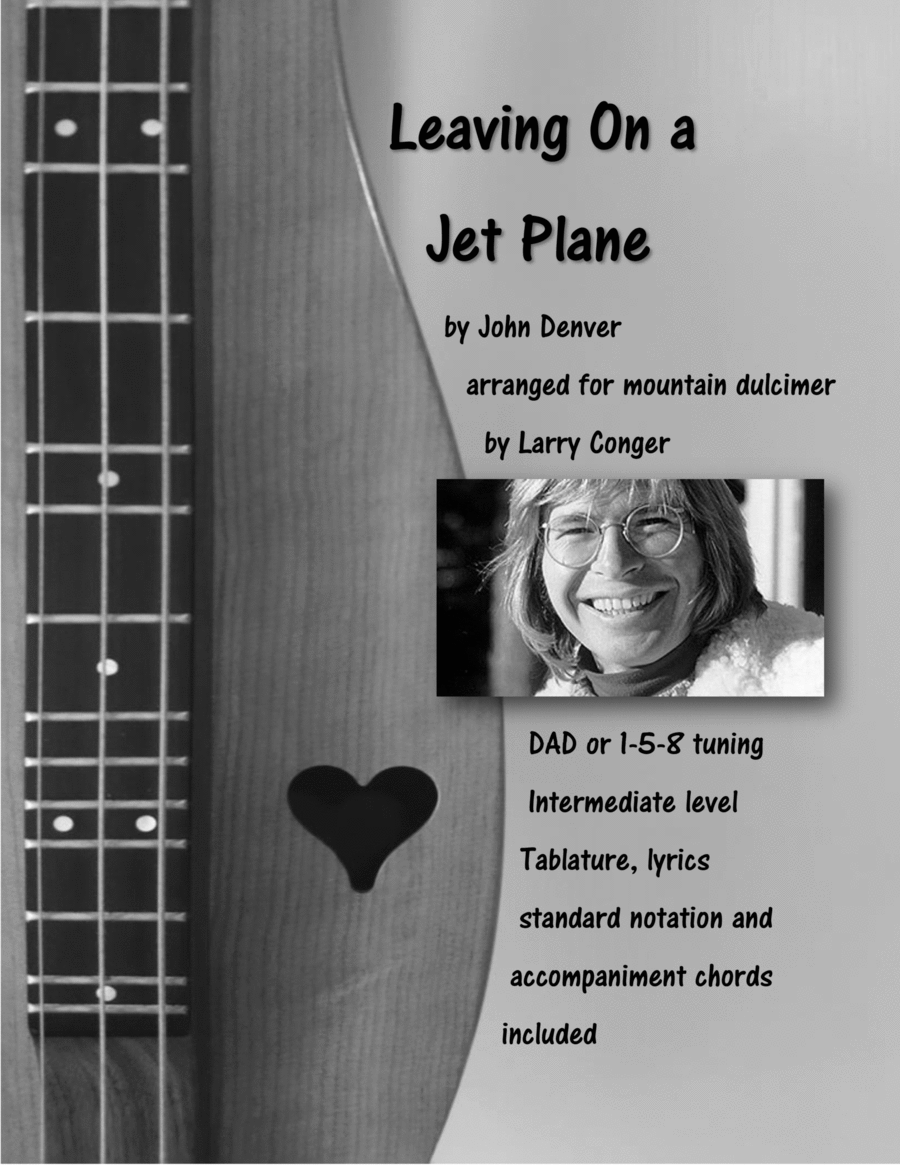 Leaving On A Jet Plane Dulcimer scores gallery preview page 1