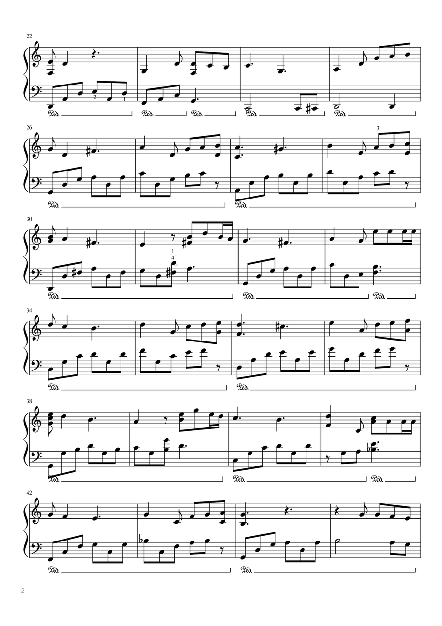 Happy Xmas (War Is Over) Easy Piano scores gallery preview page 2