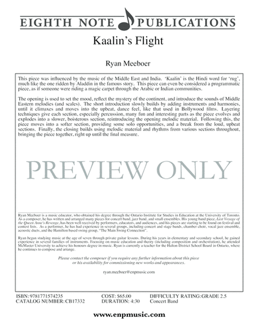 Kaalin's Flight