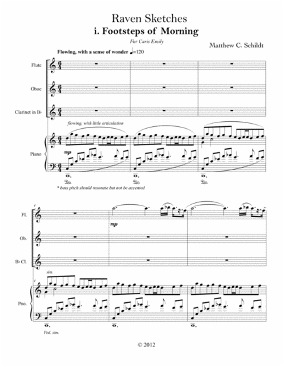 Raven Sketches Small Ensemble scores gallery preview page 2