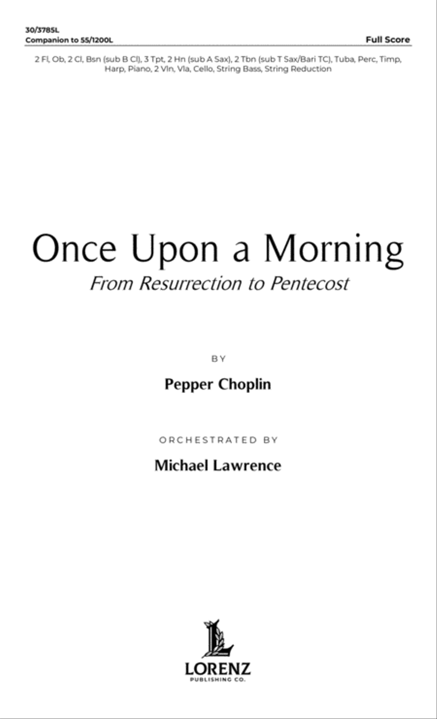 Once Upon a Morning - Full Score Choir scores gallery preview page 2