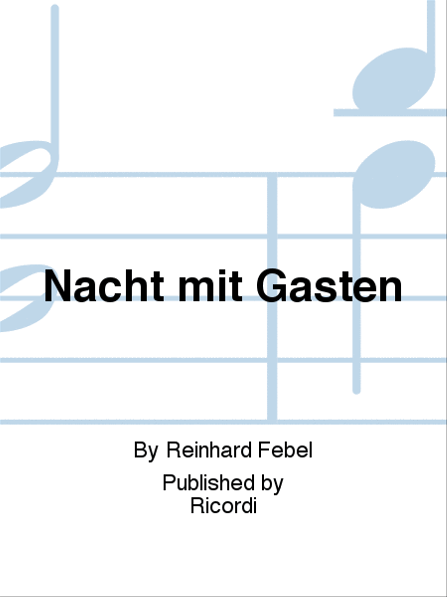 Nacht mit Gästen Orchestra scores gallery preview page 1